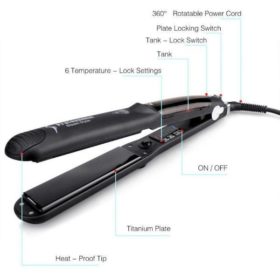 Professional Steam Hair Straightener