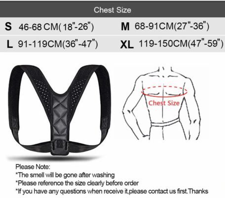 POSTURE ADJUSTABLE CORRECTOR THERAPY BACK BRACE