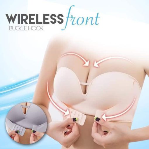 Strap-free Inflatable Wireless Front Buckle Bra - Online Molooco Shop