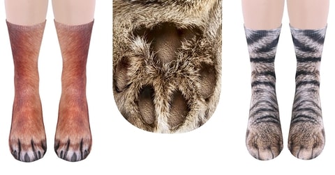 Animal Paw Socks