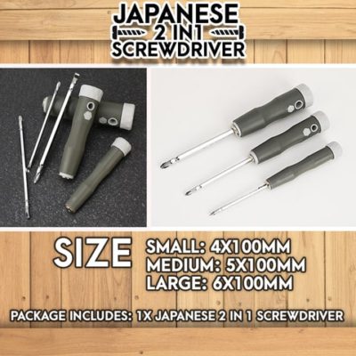 Japanese 2 in 1 Screwdriver