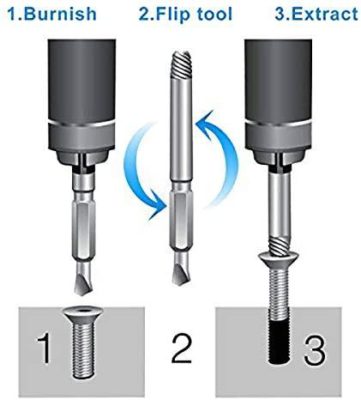 Mintiml Screw Extractor 4 Pcs 