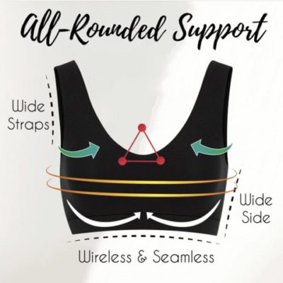 Wireless Pushup Bra-Air Bra (Set of 3)