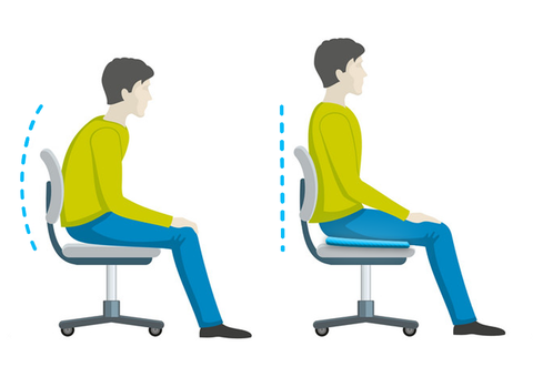 Blu posture seat online cushion