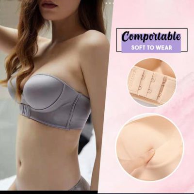 Strapless Front Buckle Bra