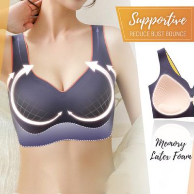 Seamless 5D Wirefree Memory Sports Bra