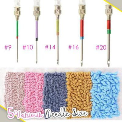 Simple Embroidery Punching Needles (5pcs)