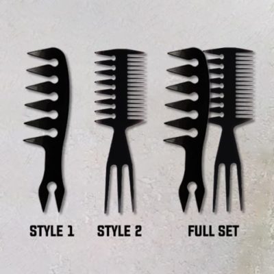 Slicked-Back Professional Styling Comb For Men