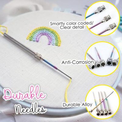 Simple Embroidery Punching Needles (5pcs)