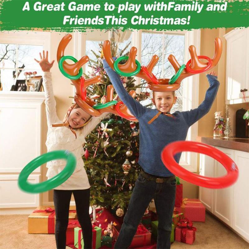 Christmas Reindeer Antler Ring Toss Game - Buy Today Get 55% Discount