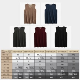 Dual Side Fleece V-neck Vest