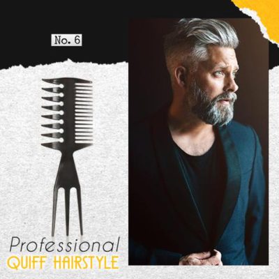 Slick-back Quiff Grooming Pro Comb