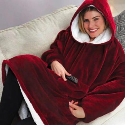 Winter Oversized Warming Blanket Hoodie