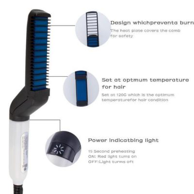 Multifunctional Hair Comb Beard Straightener