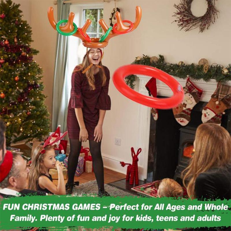 Christmas Reindeer Antler Ring Toss Game - Low Prices - Molooco Shop