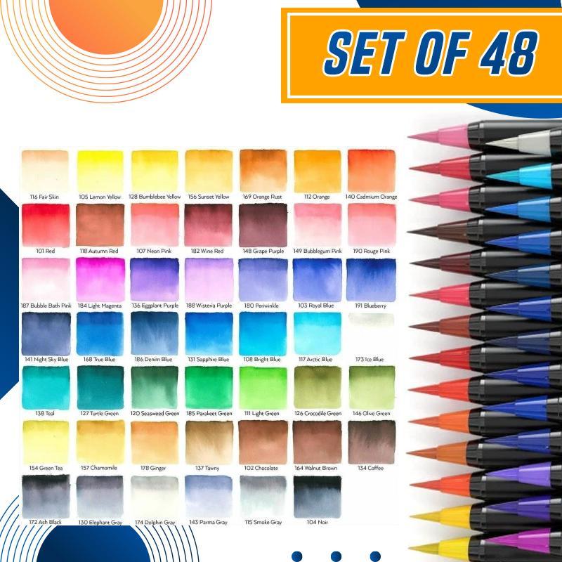 Real Watercolor Brush Pens - Online Low Prices - Molooco Shop