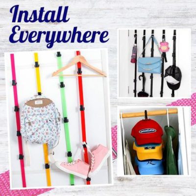 Adjustable Cap & Bag Door Rack,Door Rack,door storage rack,over the door storage rack,over the door wire rack