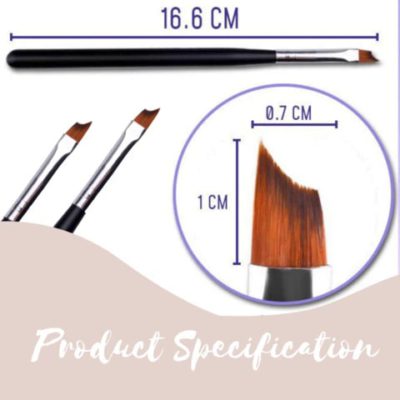 FrenchTip Oblique Nail Brush,Nail Brush,acrylic nail brush,best nail brush,nail brush set