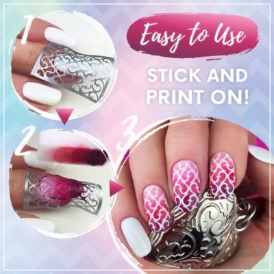 Nail Art Stencil Sticker 144 stickers,suitable for professional,nail stickers,Nail Art,stencil sticker