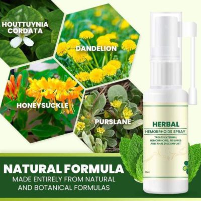 Natural Herbal Hemorrhoids Spray