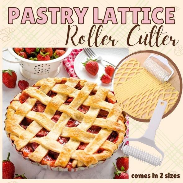 Norpro Pie Top / Pastry Lattice Cutter - Heavy Duty Dough Crust Cutting  Roller