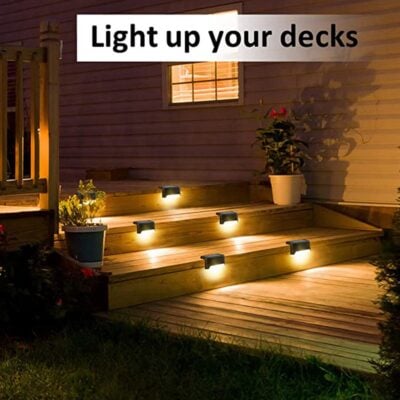 Solar Railing LED Lights,a led lamp bead,Outdoor Solar Waterproof Railing LED Lights