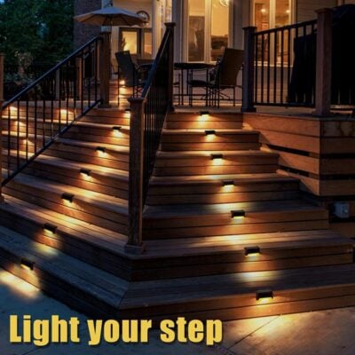 Solar Railing LED Lights,a led lamp bead,Outdoor Solar Waterproof Railing LED Lights