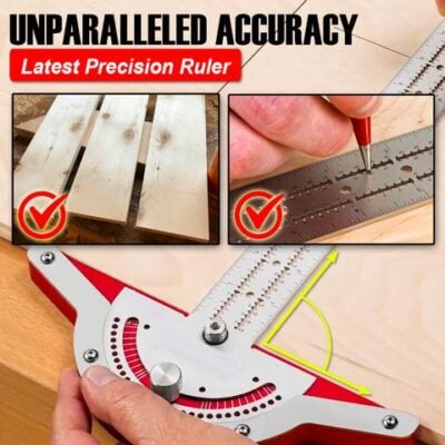 Adjustable Woodworkers Edge Ruler,T-Ruler,Angle ruler