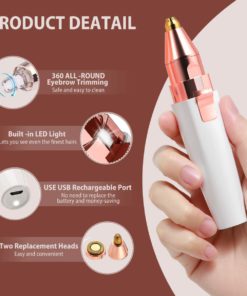 Eyebrow Trimmer,Painless Eyebrow,Painless Eyebrow Trimmer