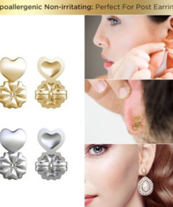 Support Earring Backs,Earring Backs,Gold Hypoallergenic,Hypoallergenic,Support Earring