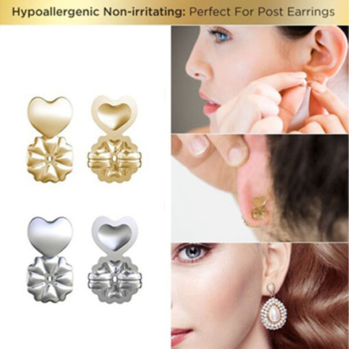 Support Earring Backs,Earring Backs,Gold Hypoallergenic,Hypoallergenic,Support Earring