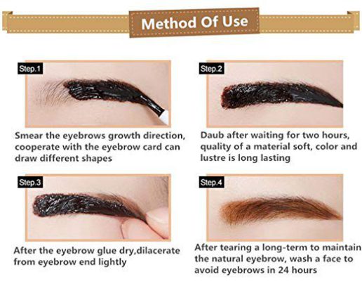 Eyebrow Tattoo,Waterproof Eyebrow Tattoo,Peel Off,Waterproof Eyebrow,Eyebrow