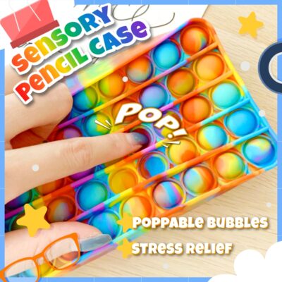Pencil Case,Bubble Pencil Case,Pop Bubble Pencil Case