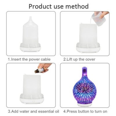 Air Humidifier,USB Air Humidifier,Glass USB,Aromatherapy diffuser