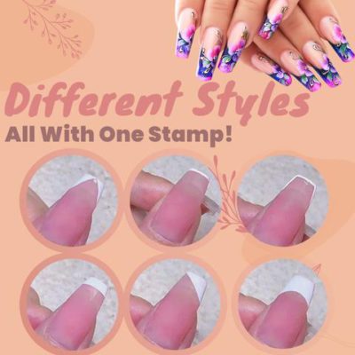 OnePress French Tip Stamp Set,French Tip Stamp Set,French Tip Stamp,Stamp Set