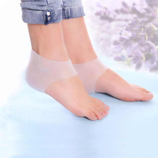 Silicone Gel,Heel and Ankle Sleeve,Heel and Ankle,Plantar Fascistis