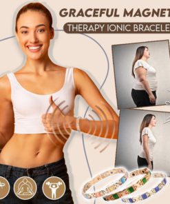 Ionic Bracelet,Magnetic Therapy,Graceful Magnetic Therapy Ionic Bracelet