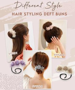 Bun Maker,Stunning 3 Sec Floral Bun Maker