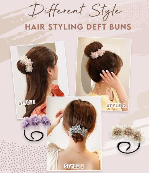 Bun Maker,Stunning 3 Sec Floral Bun Maker