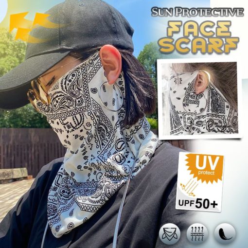 Face Scarf,Protective Face,Protective Face,Sun Protective Face Scarf