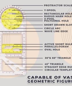 Geometric Ruler,Universal Geometric Ruler