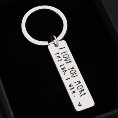 I LOVE YOU MORE THE END I Win,I LOVE YOU MORE,I LOVE YOU,Key Chains