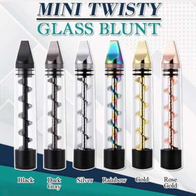 Mini Twisty Glass Blunt,Twisty Glass Blunt,Glass Blunt