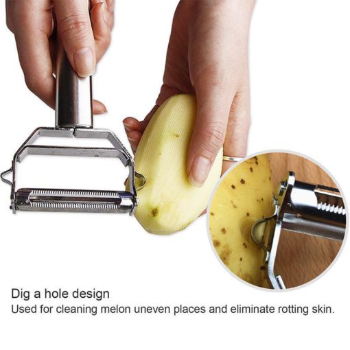 Vegetable Peeler,Stainless Steel Multi-function Vegetable Peeler