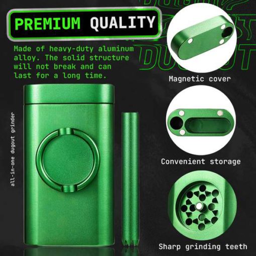 Grinder Container,Dugout Grinder,Dugout Grinder Container,All-in-One Dugout Grinder Container