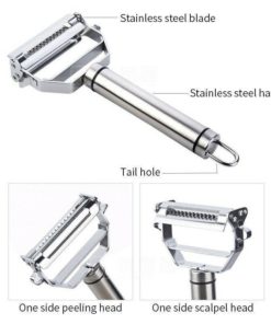 Vegetable Peeler,Stainless Steel Multi-function Vegetable Peeler