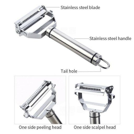 Vegetable Peeler,Stainless Steel Multi-function Vegetable Peeler