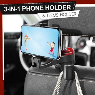 Rotatable Dual Car Hanger & Phone Holder,Rotatable Dual Car Hanger,Phone Holder