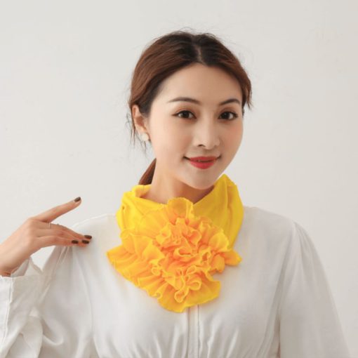 Lace Scarf,Flower Collar,Scarf Flower,Fashion Lace Scarf Flower Collar