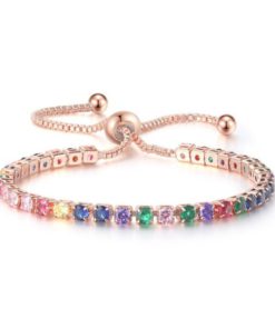 Tourmaline Bracelet,Rainbow Tourmaline Bracelet,Rainbow Tourmaline,Delicate Rainbow Tourmaline Bracelet